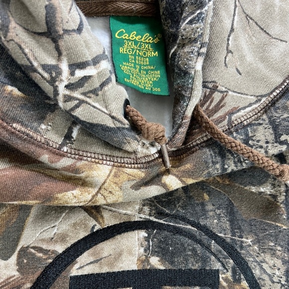 Cabela's Realtree AP Thompson Center Layering Hunting Hoodie Size 3XL - Picture 3 of 5
